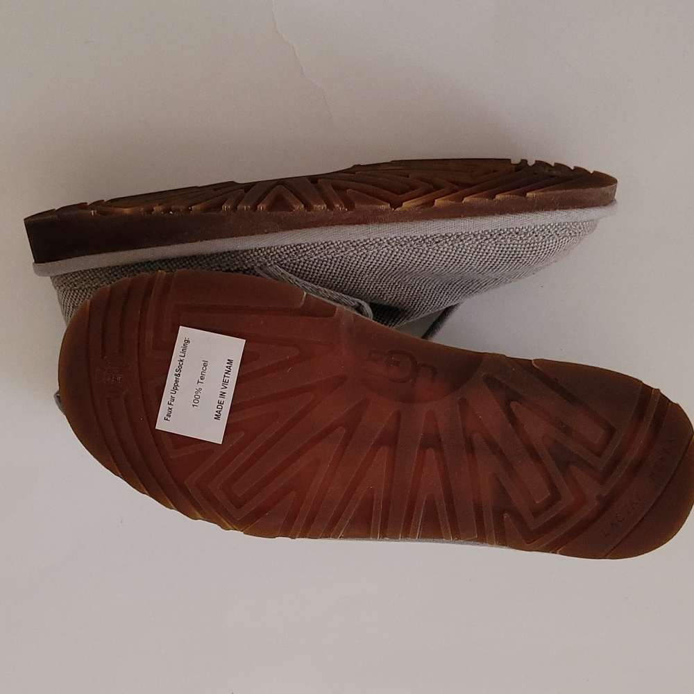 UGG NEUMEL Tencel Gray Ankle Booties - Picture 13 of 16